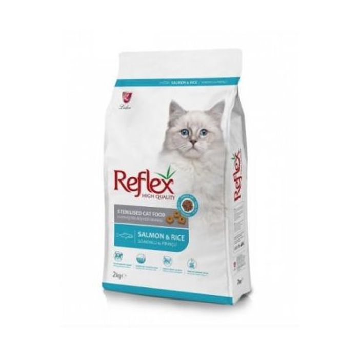 Reflex  croquettes pour chat stérilisé au saumon 2 Kg