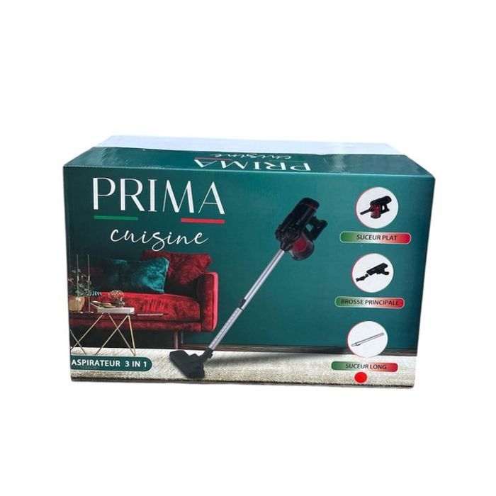 Aspirateur Ménager Filaire avec Filtre HEPA et Accessoires Polyvalents