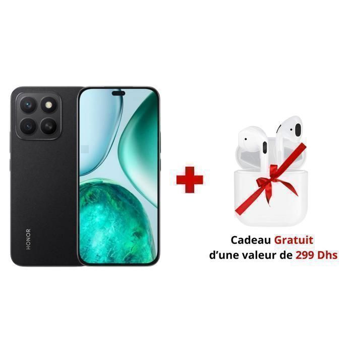 HONOR X8c 8GB+256GB Midnight Black + Earbuds