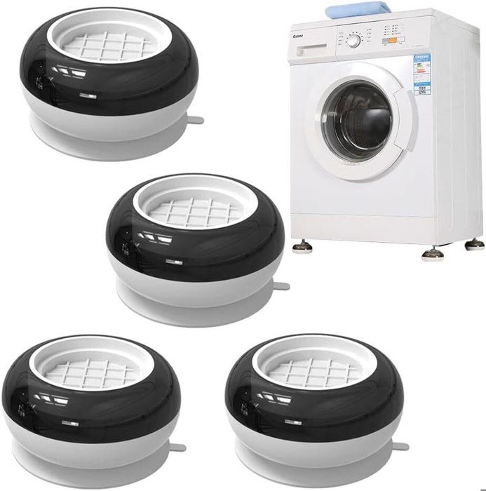 4 Amortisseurs vibrants pour machine à laver, pieds de machine, stabilisateur
