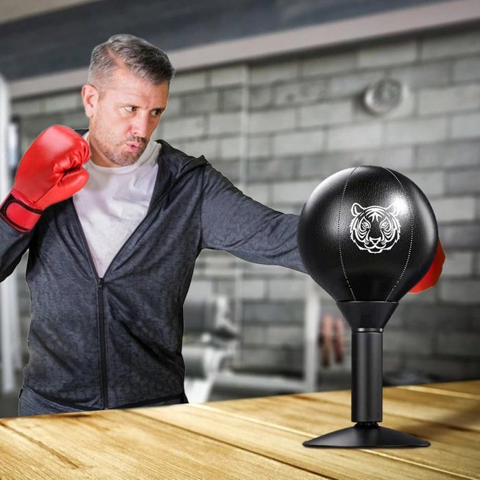 Punching Ball avec ventouse pour exercice MMA Muay Tai, entraînement de boxe, entraînement de vitesse,