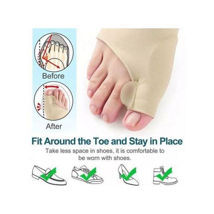 Correcteurs de Bunion pour Gros orteil pour Femmes & Hommes 2 Paires