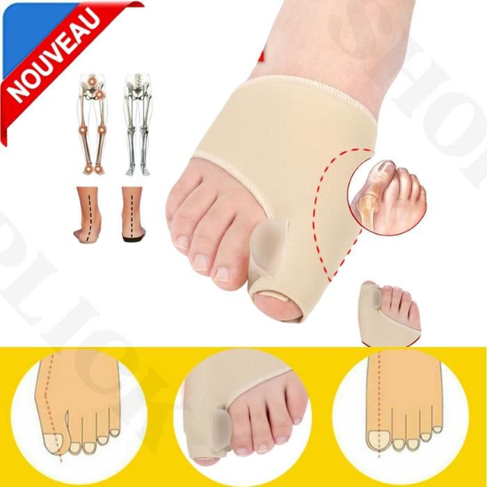 Correcteur orthopédique pour Correcteur des doigts Pieds 2 Paires
