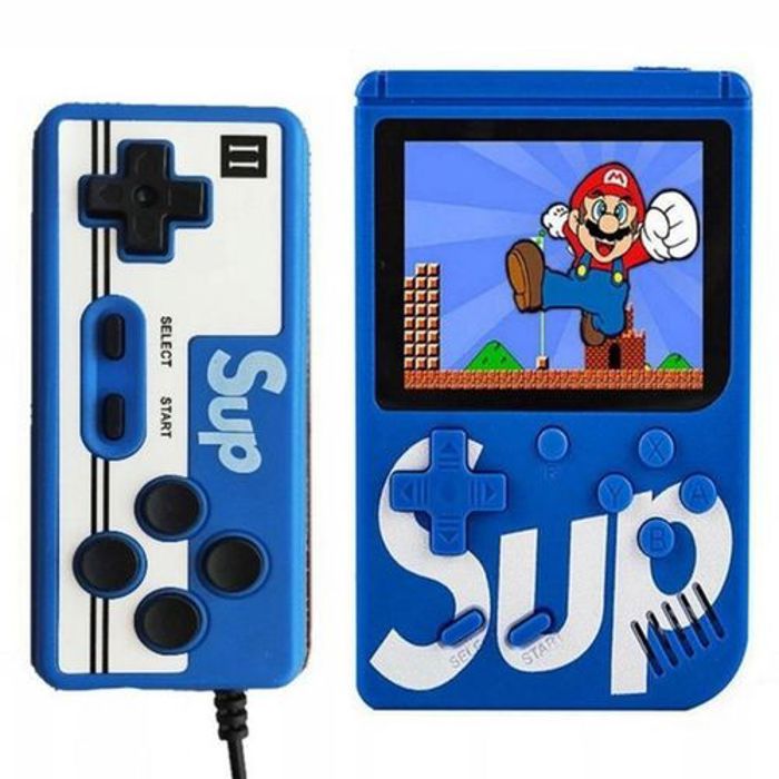 SUP Game Box Portable 400 en 1 - Couleur Bleu