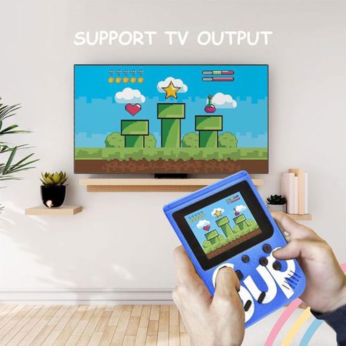 SUP Game Box Portable 400 en 1 - Couleur Bleu - Marjane Mall - Image 2