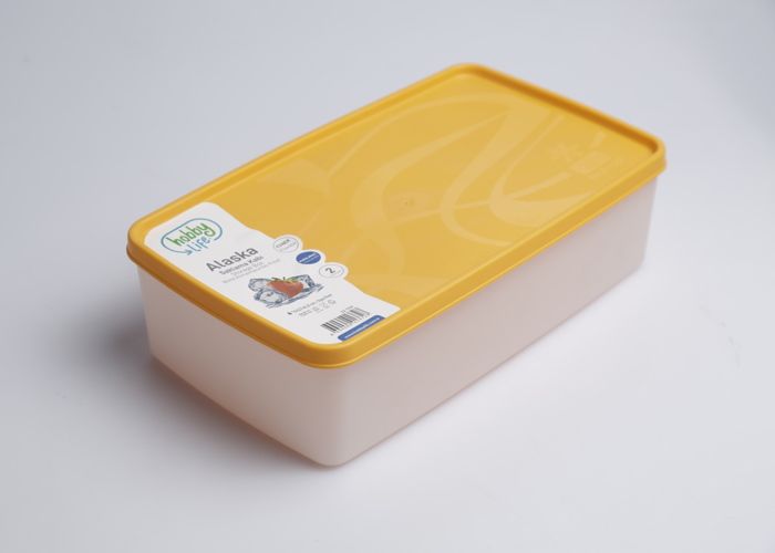 Boîte de conservation rectangulaire - 2 litres - HobbyLife - Couleur Aléatoire