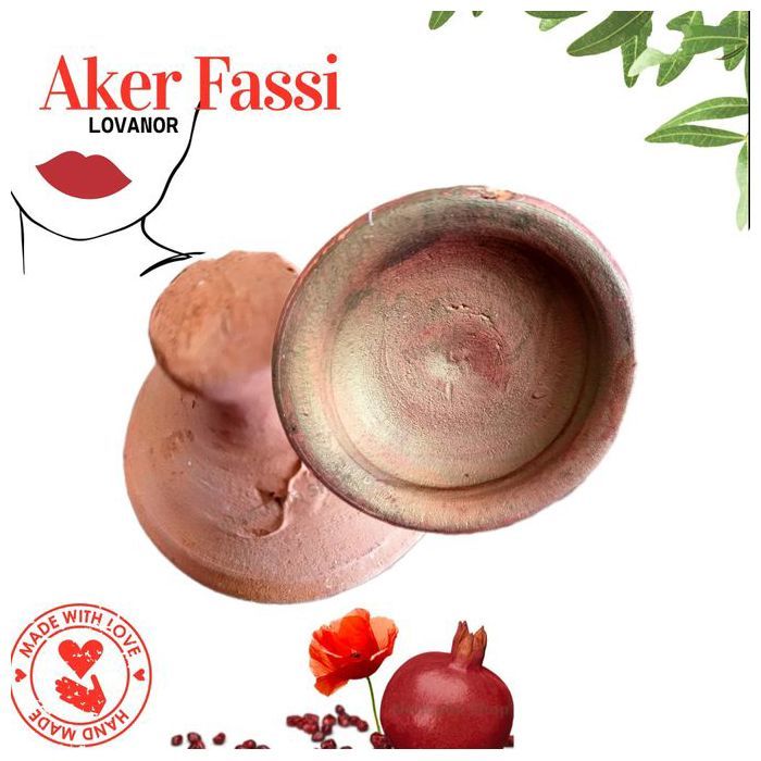 Aker Fassi Blush pour les lèvres et les joues , Rouge à lèvres naturel