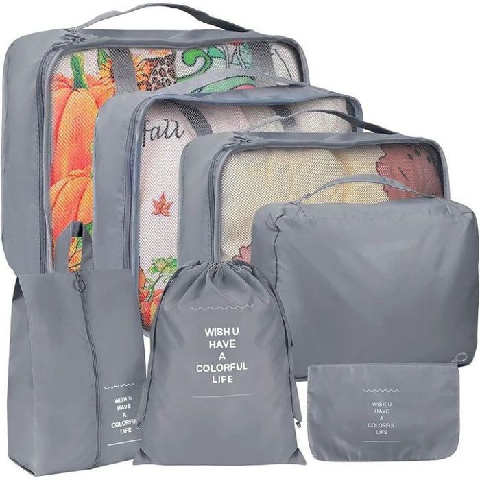 Organisateur Valise Voyage, Sac rangement pour bagages, Trousse De Toilette