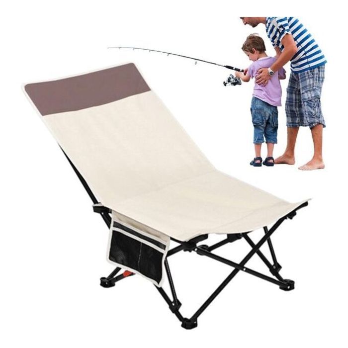 Chaise de Camping Pliable et Léger pour Séjours à la Plage et Pêche