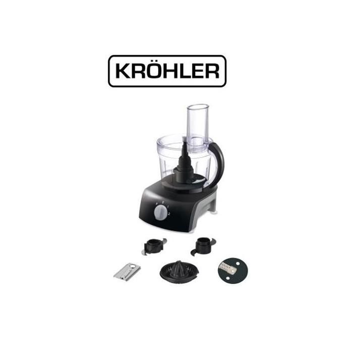 Robot 5 fonctions Kröhler - 1.0L  - Puissance 450W - Noir