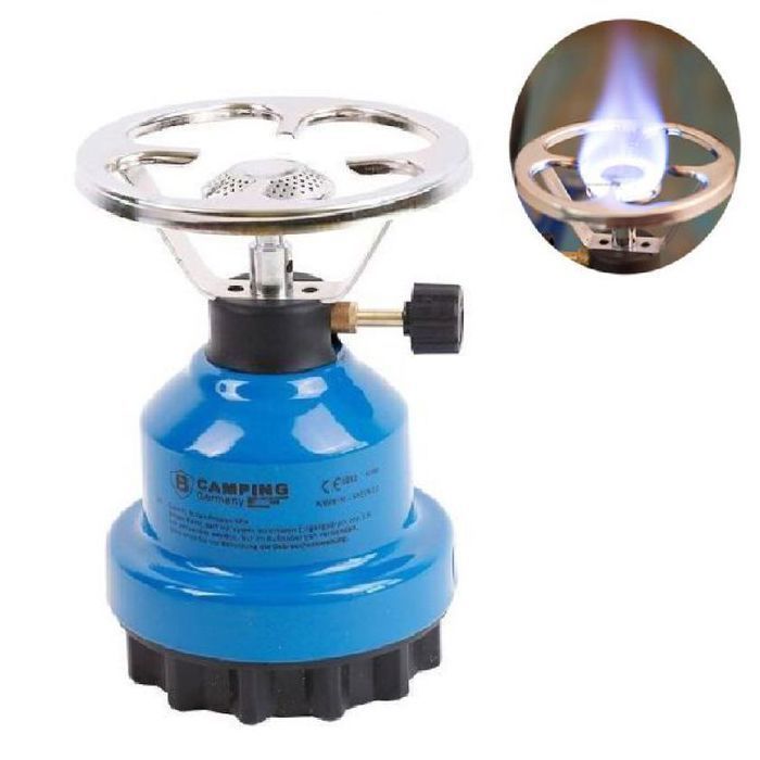 Réchaud à gaz de camping - Orcamp - K190 - Compact et léger - 2 cartouches incluses - Idéal pour l'extérieur
