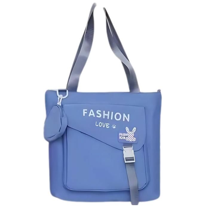 Sac - Bleu - Léger - Résistant - Zippé - 35x25x10 cm