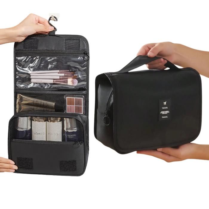 Trousse de rangement// pliable pour accessoires//articles de toilette voyage.