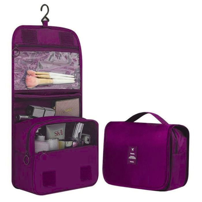 Trousse de rangement pliable pour accessoires et articles de toilette