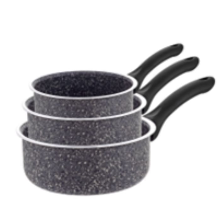 3 casseroles grises 16/18/20 cm Hascever