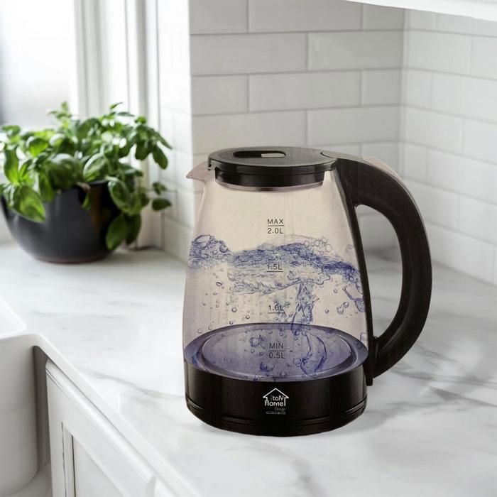 Bouilloire Électrique - Non spécifié - 2L - 1500W - Verre Transparent - Arrêt Automatique