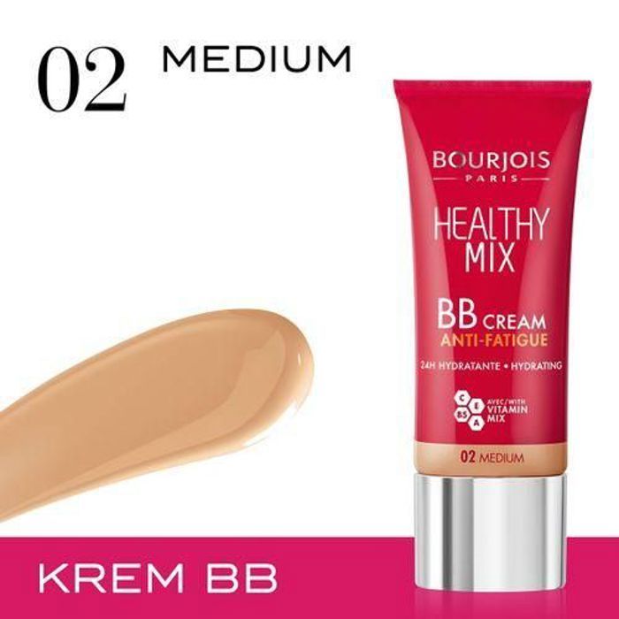 Bourjois BB Cream Healthy Mix 02 Medium, 30 ml