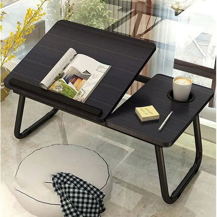Table pour ordinateur portable en bois pliable Multifonction de Panneau MDF