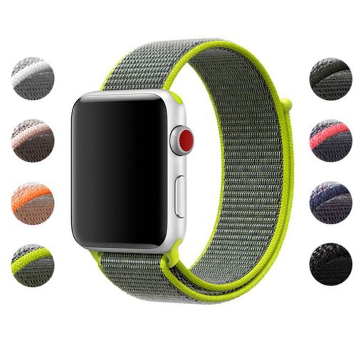 Bracelet de Montre en Nylon Tissé pour Apple Watch série 7/8
