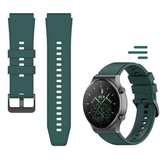 Bracelet de rechange - Huawei - GT3 - Silicone - 22mm - Vert - Confortable et ajustable