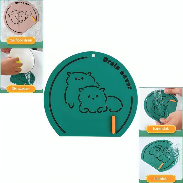Tapis désodorisant anti-odeur, déodorant salle de bain et cuisine Vert