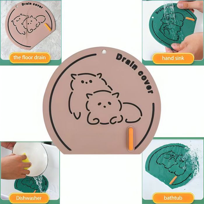 Tapis désodorisant anti-odeur, déodorant salle de bain et cuisine Marron