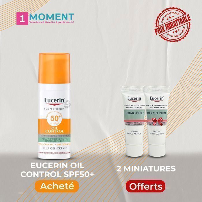 EUCERIN SUN TOUCHER SEC GEL CREME OIL CONTROL SPF50+