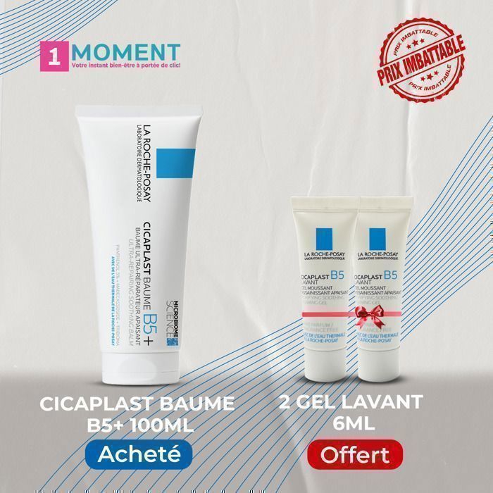 Baume réparateur - LA ROCHE-POSAY - Cicaplast Baume B5+ - 100ml - Peaux irritées - Apaisant