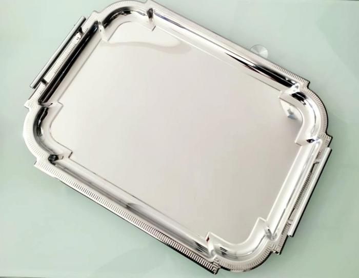 Plateau - Président - 56 cm x 42 cm - Inox 18/10 - Rectangulaire - Lave-vaisselle compatible
