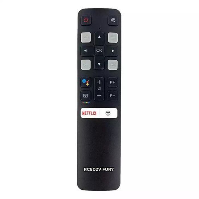 Télécommande IR - TCL - RC802V FUR7 - Noir - Compatible avec plusieurs modèles - Nouvelle collection