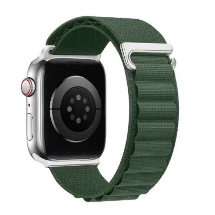 Bracelet Apple Watch - Nylon - 49mm/44mm/45mm/42mm - Léger et durable - Résistant à la sueur - Ajustable