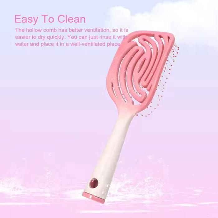 Hair comb pink M35