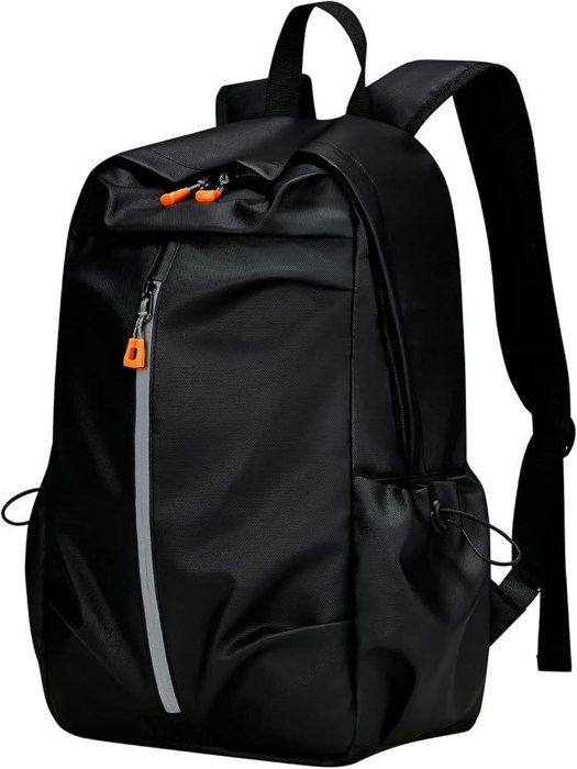 Sac à dos léger pour ordinateur portable pour homme et femme, sac de voyage étanche, noir, moderne