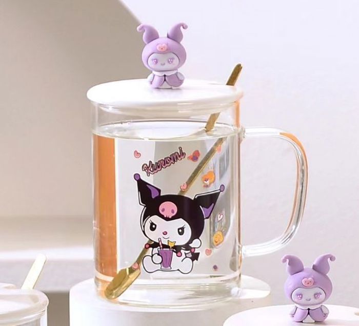 Tasse en verre Kuromi