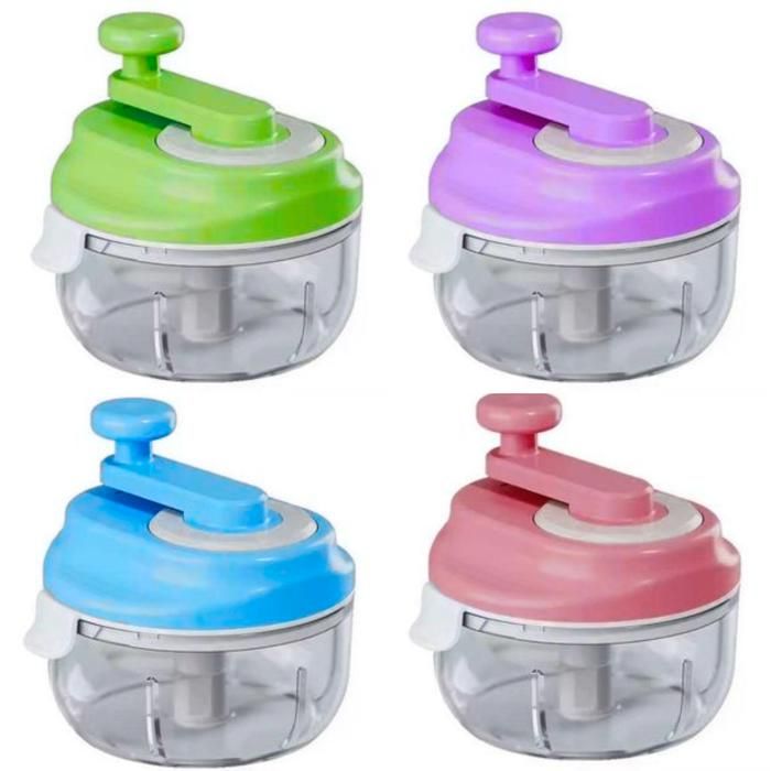 Mini hachoir à ail et aliments 200 ml, hachoir à légumes, oignons, robot culinaire portable pour ail, gingembre, piment, légumes