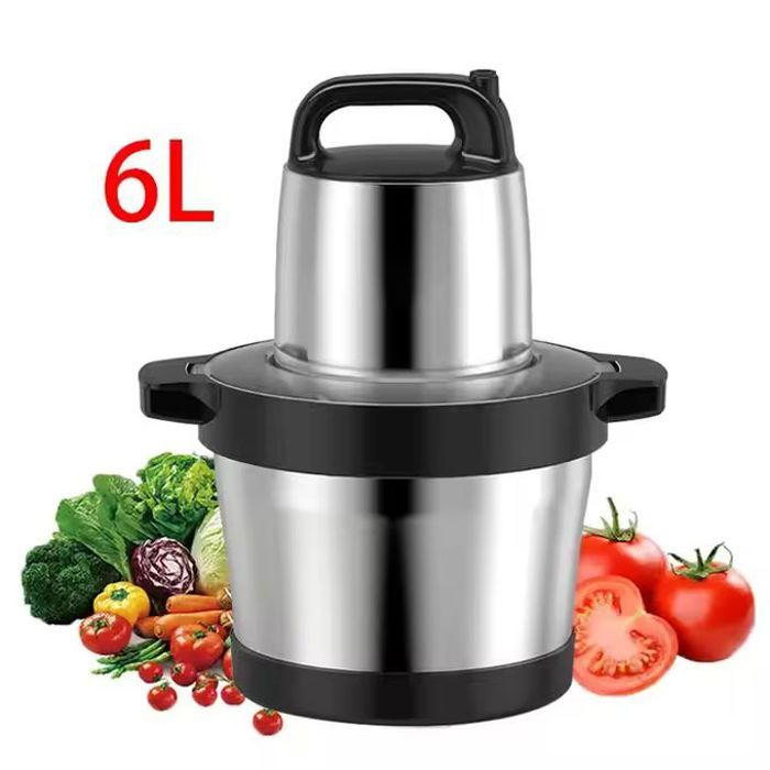 Hachoir à viande électrique 6L en acier inoxydable