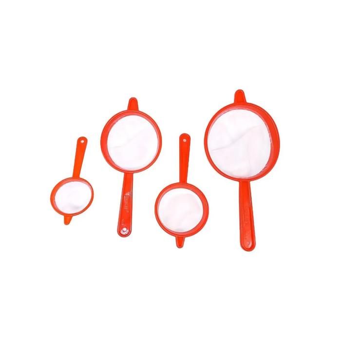 PASSOIRE EN PLASTIQUE 4PCS - Couleurs aléatoire