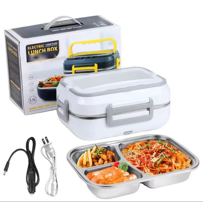 Lunch box Electrique, boite a Manger Chauffante pour travail ou école
