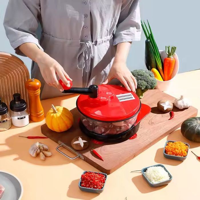 Hachoir à aliments à main nouveau design, trancheuse de légumes , robot d'aliments manuel