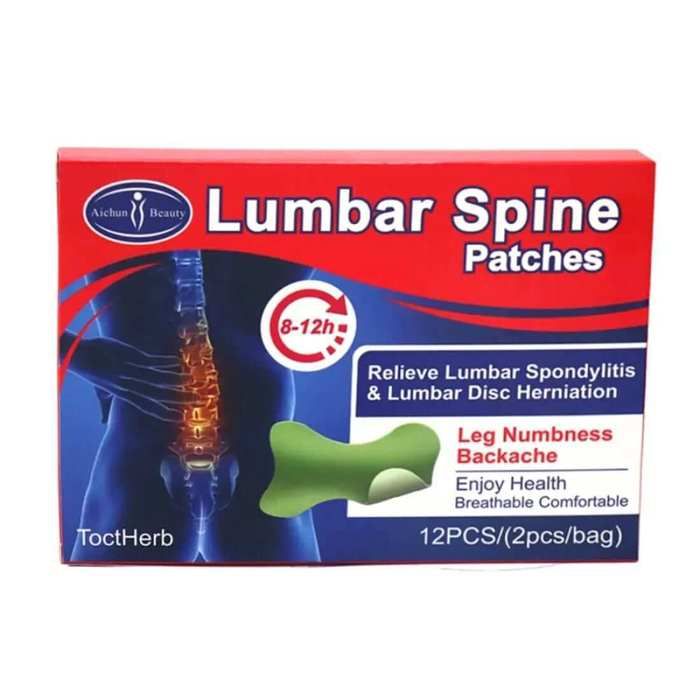 Lumbar spine patches 12 pieces
