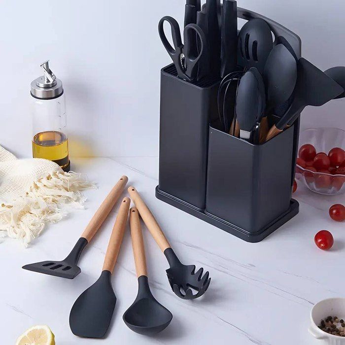 SET D'USTENSILES DE CUISINE EN SILICONE