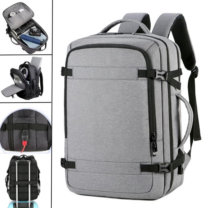 Sac à dos multifonction 17 pouces// idéal pour déplacements quotidiens et voyages