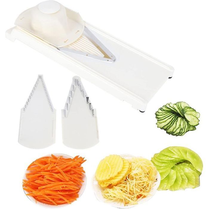 Coupe-légumes et fruits Borner v3 manuel multifonctionnel 3 lames