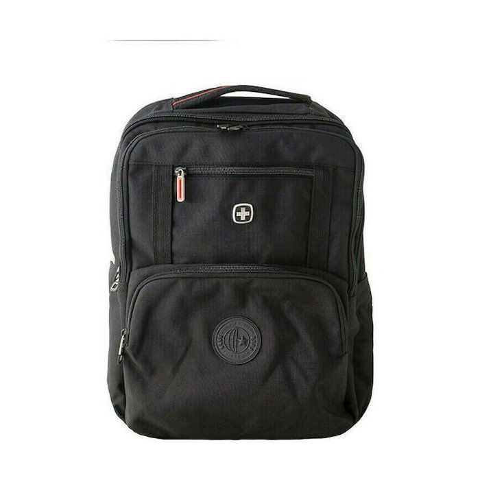 Sac à dos - SUISSEWIN - SN9662 - Noir - Confort optimal - Durable jusqu'à 15,6 pouces