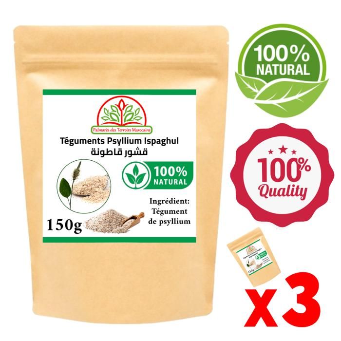 Tégument Psyllium Ispaghul Probiotique Probiotique Intestins colon irritable 450g