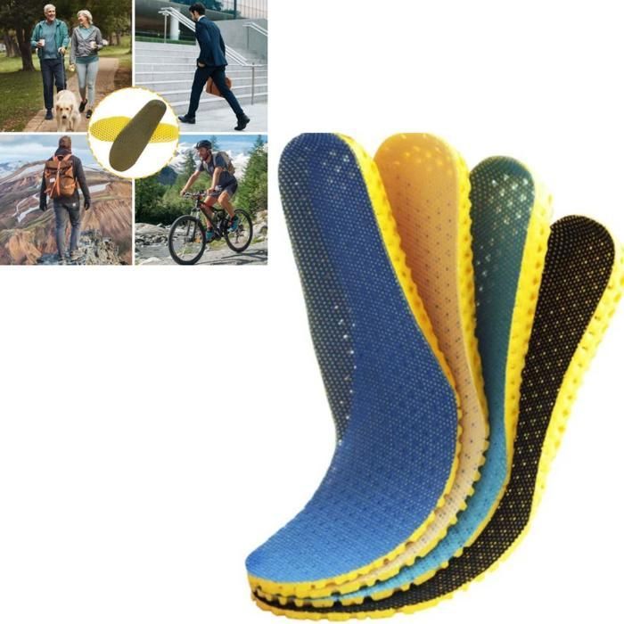 Semelles intérieures pour pieds – Confort et soutien optimal, semelles sport pour un amorti supplémentaire, tailles 35-45.