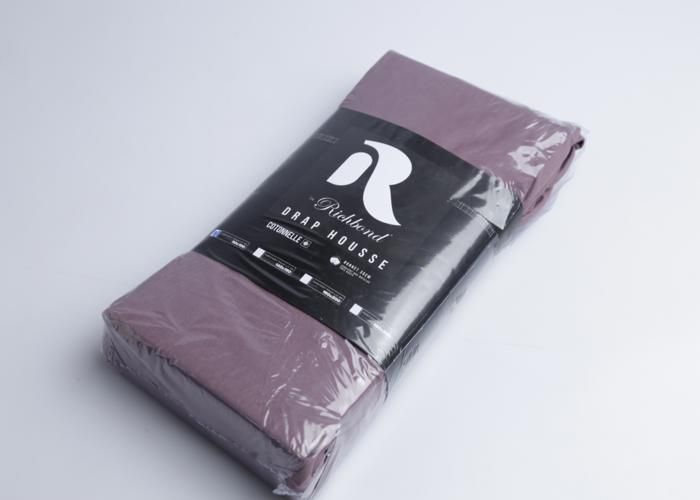 Drap Housse Cotonelle Single 90x190 Violet