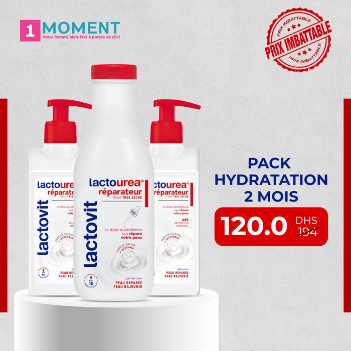 Lactovit | Pack Nutrition & Réparation – Peaux Sèches (2x250ml + 600ml)