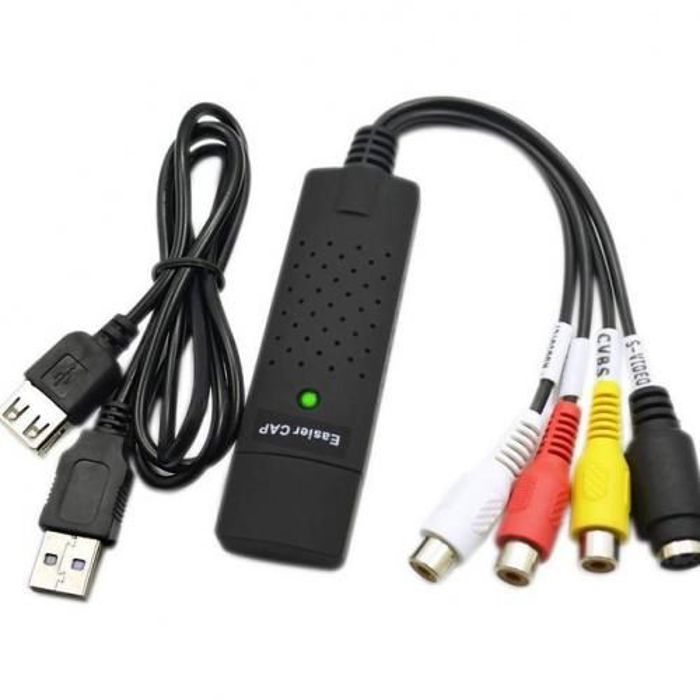 Easy Cap Video and Audio Capturing Device Directly from TV,USB 2.0 Video Capture Adapter