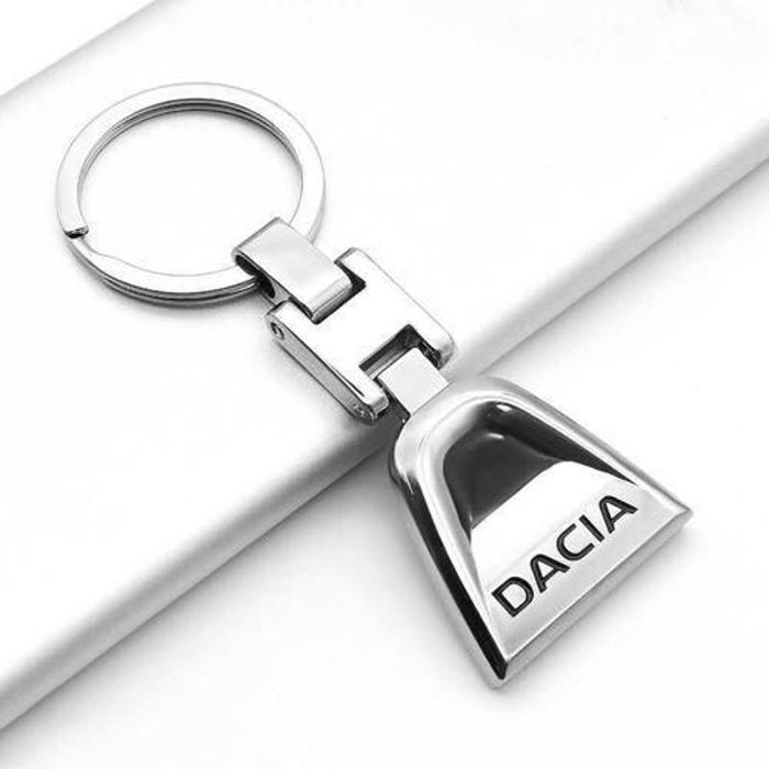 Porte-clés de voiture porte-clés avec logo DACIA